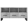 TV-taso betoninharmaa 102x36x50 cm tekninen puu