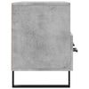 TV-taso betoninharmaa 102x36x50 cm tekninen puu