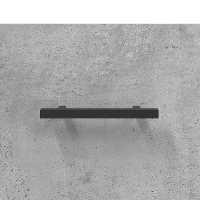 TV-taso betoninharmaa 102x36x50 cm tekninen puu