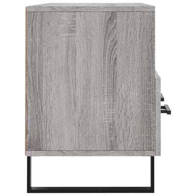 TV-taso harmaa Sonoma 102x36x50 cm tekninen puu
