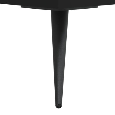 TV-taso musta 150x36x30 cm tekninen puu