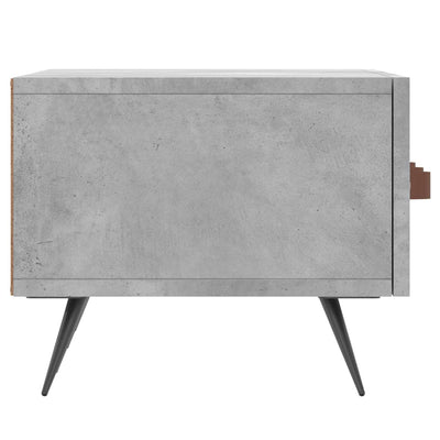 TV-taso betoninharmaa 150x36x30 cm tekninen puu