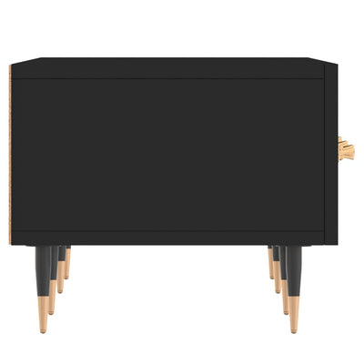 TV-taso musta 150x36x30 cm tekninen puu