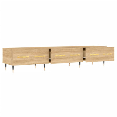 TV-taso Sonoma-tammi 150x36x30 cm tekninen puu