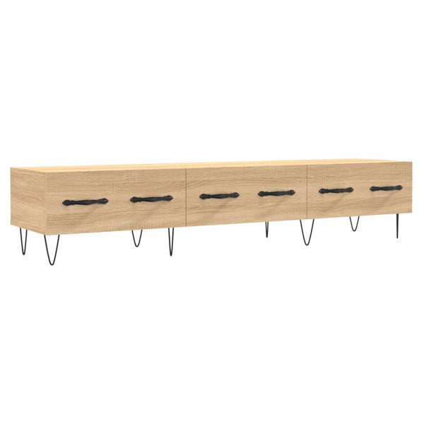 Sonoma-tammi TV-taso 150x36x30 cm tekninen puu