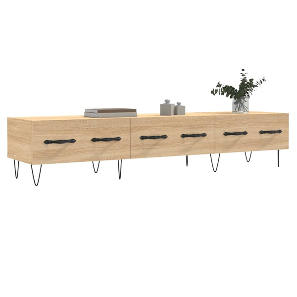 Sonoma-tammi TV-taso 150x36x30 cm tekninen puu