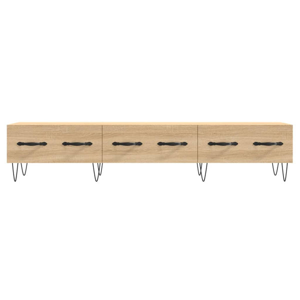 Sonoma-tammi TV-taso 150x36x30 cm tekninen puu