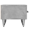 TV-taso betoninharmaa 150x36x30 cm tekninen puu