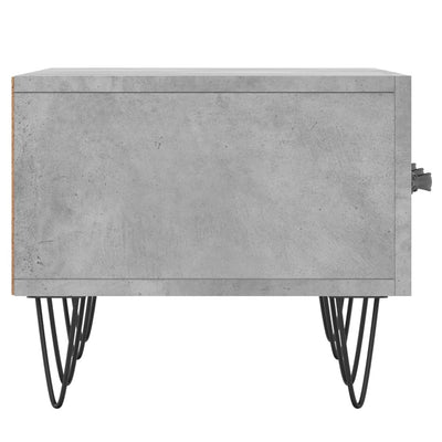 TV-taso betoninharmaa 150x36x30 cm tekninen puu