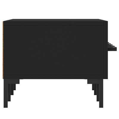 TV-taso musta 150x36x30 cm tekninen puu