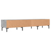 TV-taso betoninharmaa 150x36x30 cm tekninen puu