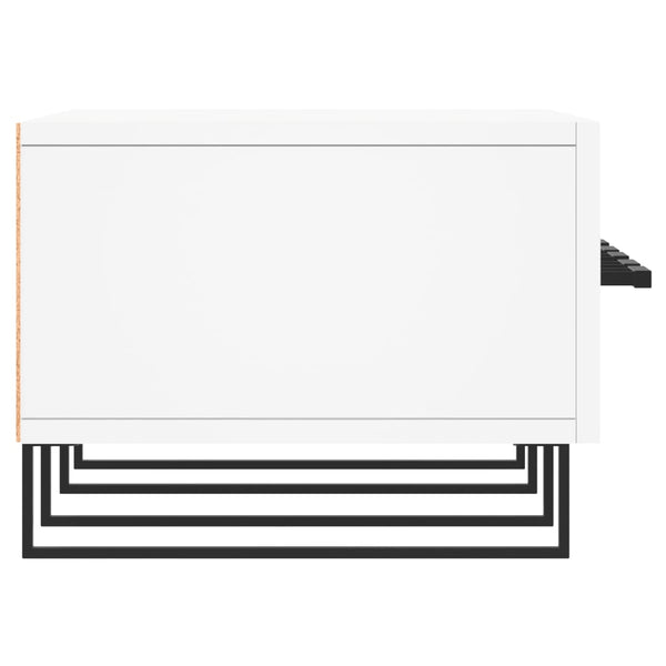 TV-taso valkoinen 150x36x30 cm tekninen puu