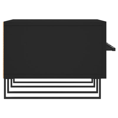TV-taso musta 150x36x30 cm tekninen puu