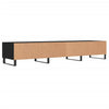 TV-taso musta 150x36x30 cm tekninen puu