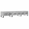 Betoninharmaa TV-taso 150x36x30 cm teknisestä puusta