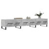 Betoninharmaa TV-taso 150x36x30 cm teknisestä puusta