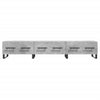 Betoninharmaa TV-taso 150x36x30 cm teknisestä puusta