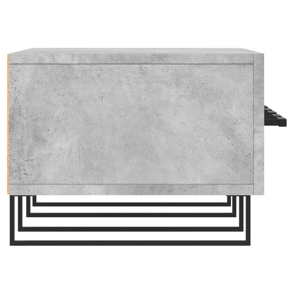 Betoninharmaa TV-taso 150x36x30 cm teknisestä puusta