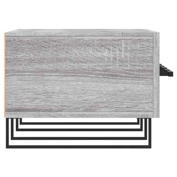TV-taso harmaa Sonoma 150x36x30 cm tekninen puu