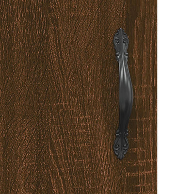 Työpöytä ruskea tammi 140x50x75 cm tekninen puu