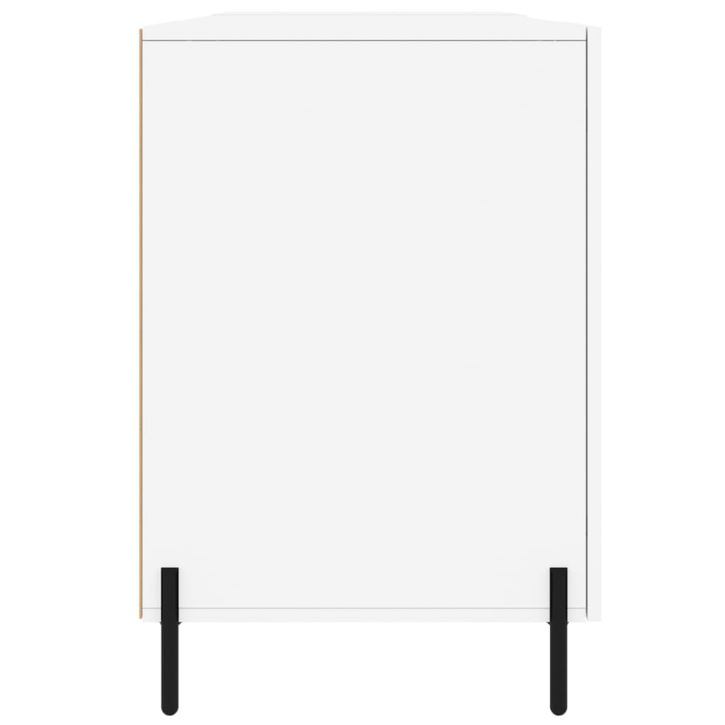 Valkoinen työpöytä Mercurean 140x50x75cm (puinen)