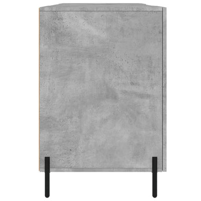 Työpöytä betoninharmaa 140x50x75 cm tekninen puu