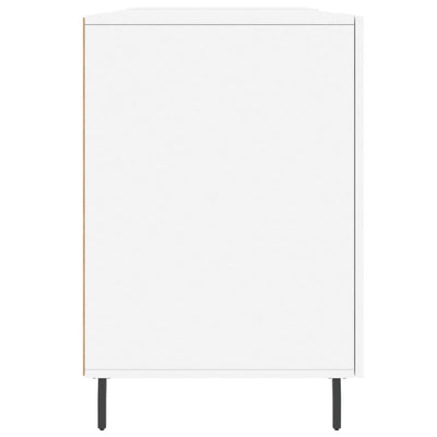 Työpöytä valkoinen 140x50x75 cm tekninen puu