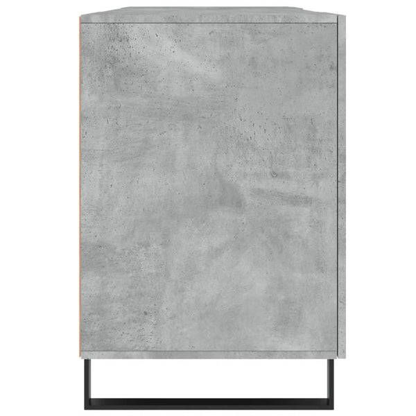 Työpöytä betoninharmaa 140x50x75 cm tekninen puu