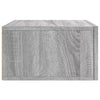 Seinäkiinnitettävät yöpöydät 2 kpl harmaa Sonoma 35x35x20 cm