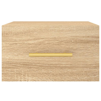 Sonoma-tammi seinäkiinnitettävä yöpöytä Liliya 35x35x20cm