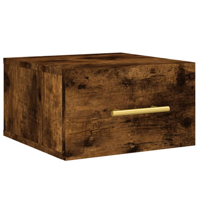 Savutammi seinäkiinnitettävät yöpöydät Liliya 35x35x20cm (2 kpl)