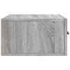 Seinäkiinnitettävät yöpöydät 2 kpl harmaa Sonoma 35x35x20 cm