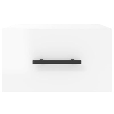 Valk. seinäkiinnitettävät yöpöydät Staal 35x35x20cm (2 kpl korkeak.)