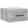 Seinäkiinnitettävät yöpöydät 2 kpl harmaa Sonoma 35x35x20 cm