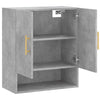Seinäkaappi betoninharmaa 60x31x70 cm tekninen puu