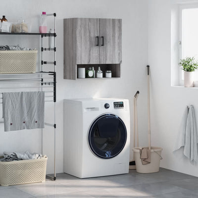 Harmaa seinäkaappi Lavren 60x31x70cm (puinen)