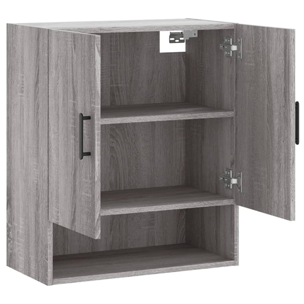Seinäkaappi harmaa Sonoma 60x31x70 cm tekninen puu