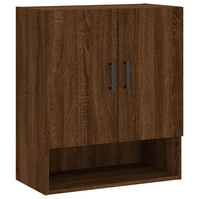 Seinäkaappi ruskea tammi 60x31x70 cm tekninen puu