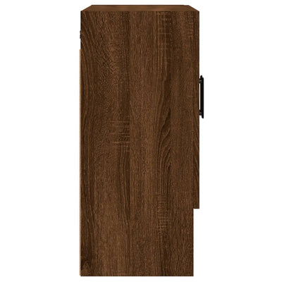 Seinäkaappi ruskea tammi 60x31x70 cm tekninen puu