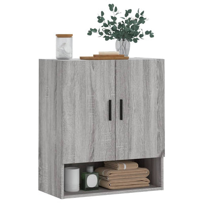Seinäkaappi harmaa Sonoma 60x31x70 cm tekninen puu
