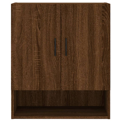 Seinäkaappi ruskea tammi 60x31x70 cm tekninen puu