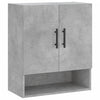 Seinäkaappi betoninharmaa 60x31x70 cm tekninen puu
