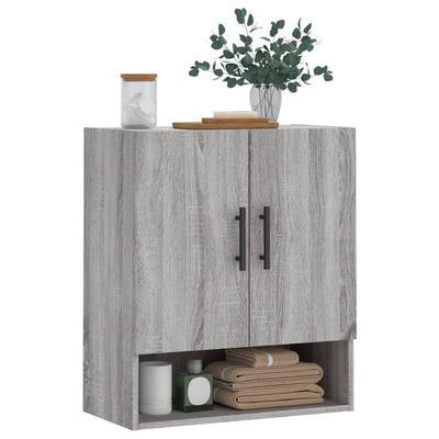 Seinäkaappi harmaa Sonoma 60x31x70 cm tekninen puu