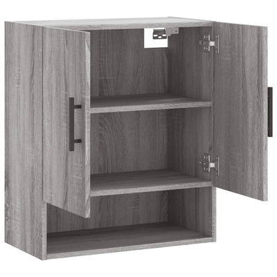 Seinäkaappi harmaa Sonoma 60x31x70 cm tekninen puu