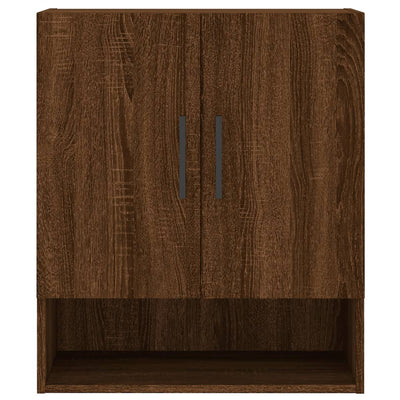 Seinäkaappi ruskea tammi 60x31x70 cm tekninen puu