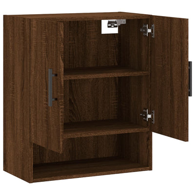 Seinäkaappi ruskea tammi 60x31x70 cm tekninen puu