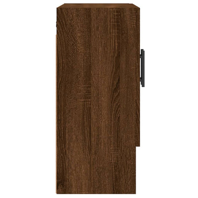 Seinäkaappi ruskea tammi 60x31x70 cm tekninen puu