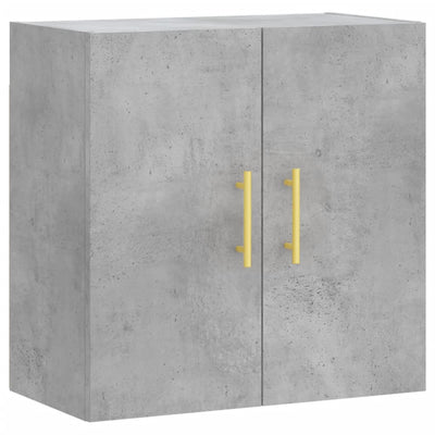 Seinäkaappi betoninharmaa 60x31x60 cm tekninen puu