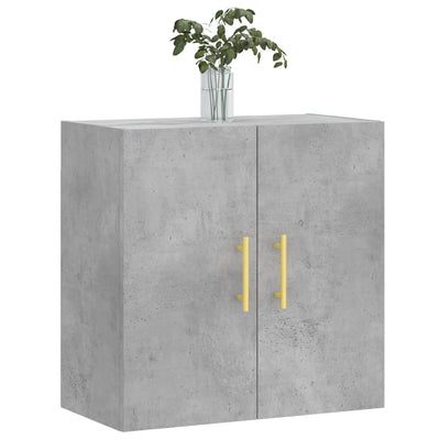 Seinäkaappi betoninharmaa 60x31x60 cm tekninen puu