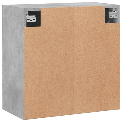 Seinäkaappi betoninharmaa 60x31x60 cm tekninen puu